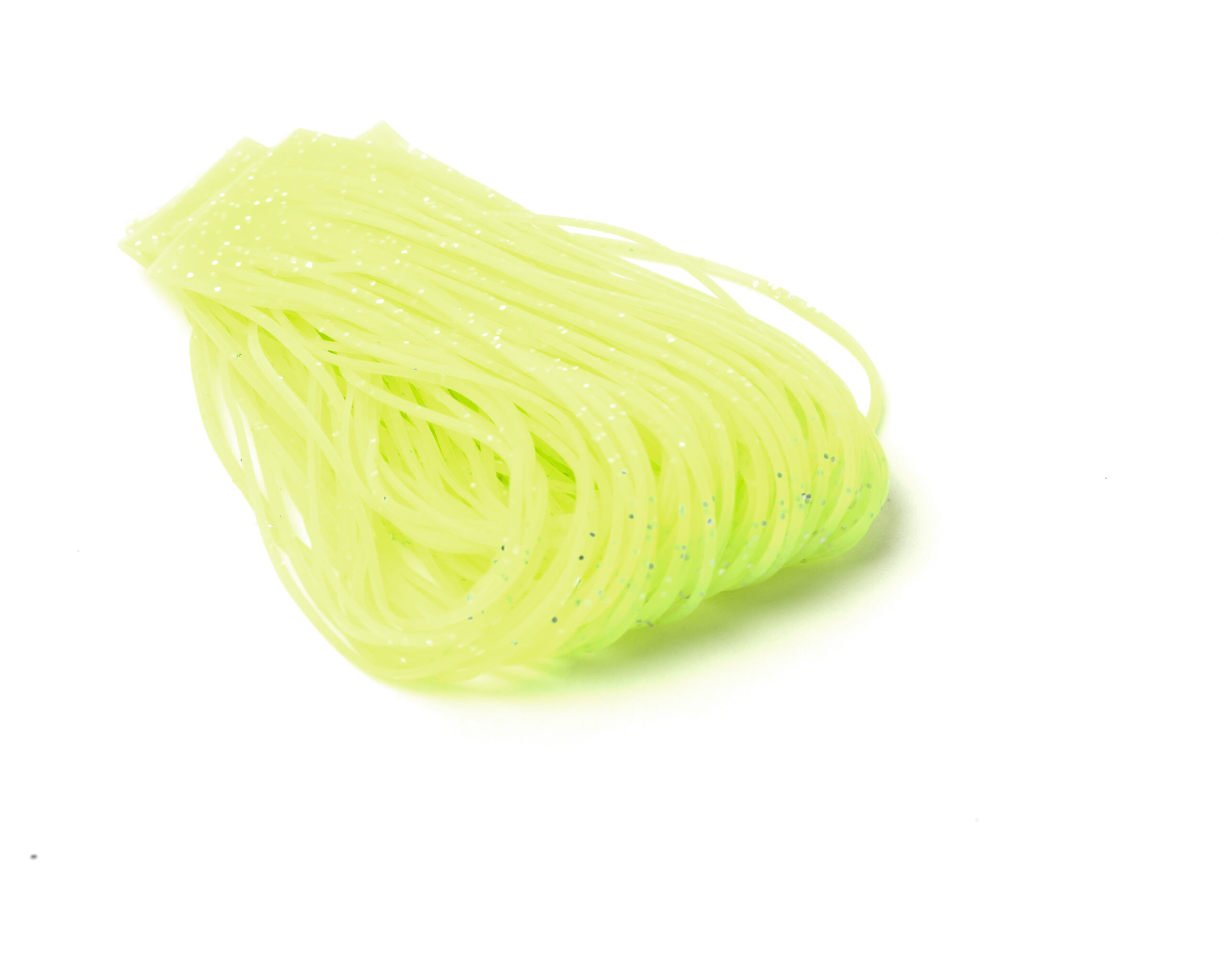 Sili legs Chartreuse/silver flake