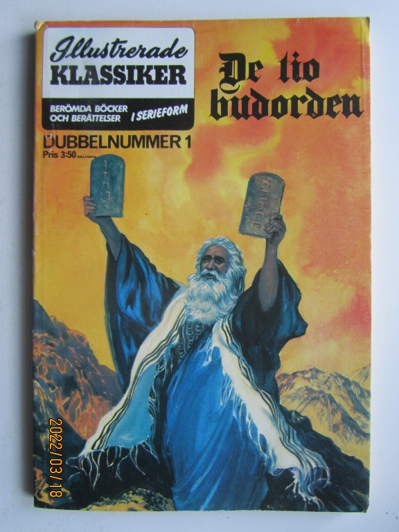 Illustrerade klassiker Dubbelnummer 01 De tio budorden Vg+