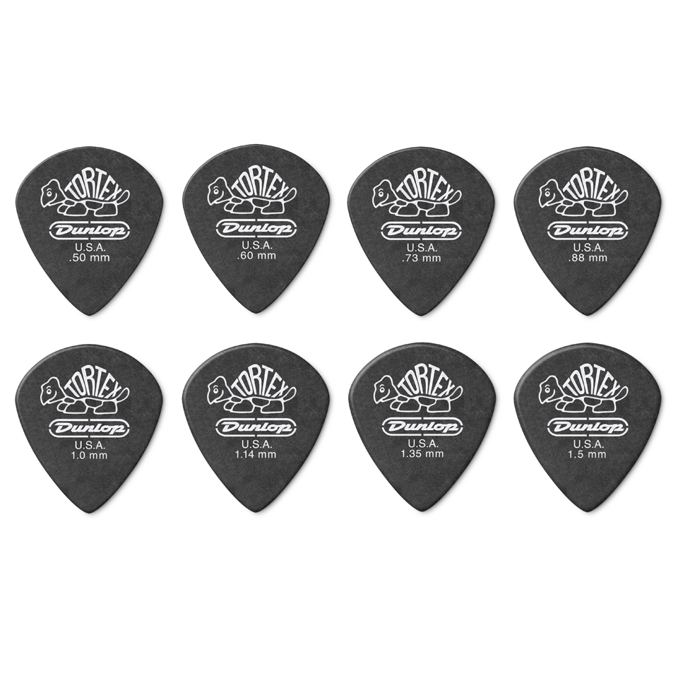 Dunlop Tortex "Pitch Black" Jazz 3