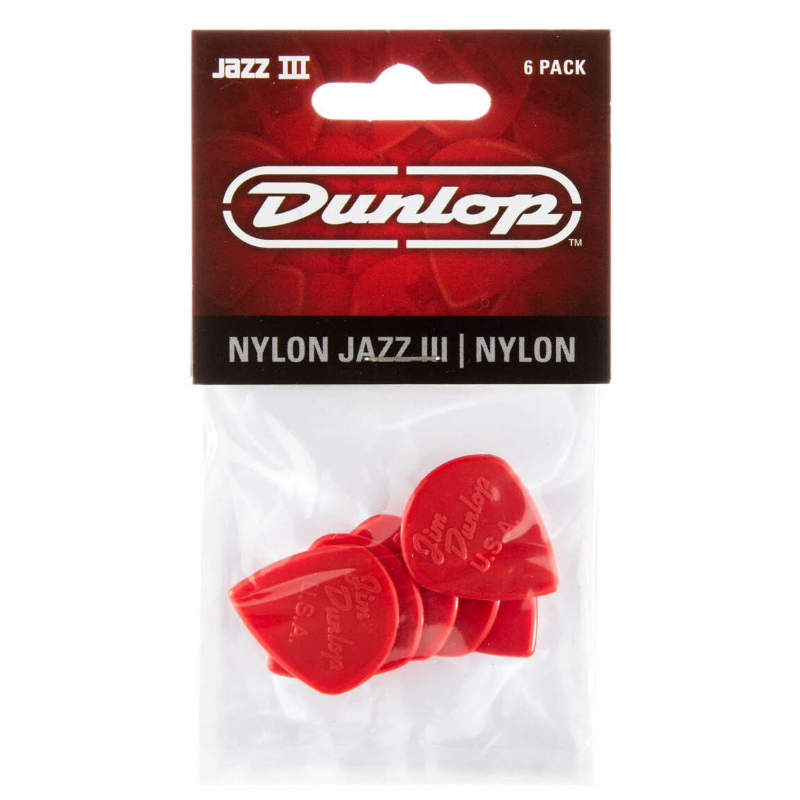 Dunlop Jazz 3  6-Pack (Red)