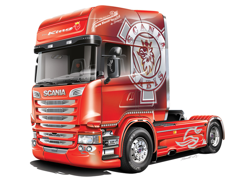 Scania R730 Streamline 'Chimera', 1/24 - 5