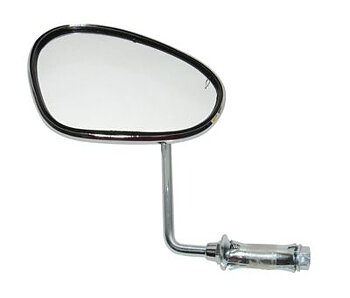 Rear-view mirror Bumm, for mounting in the handlebar. High quality. Left side