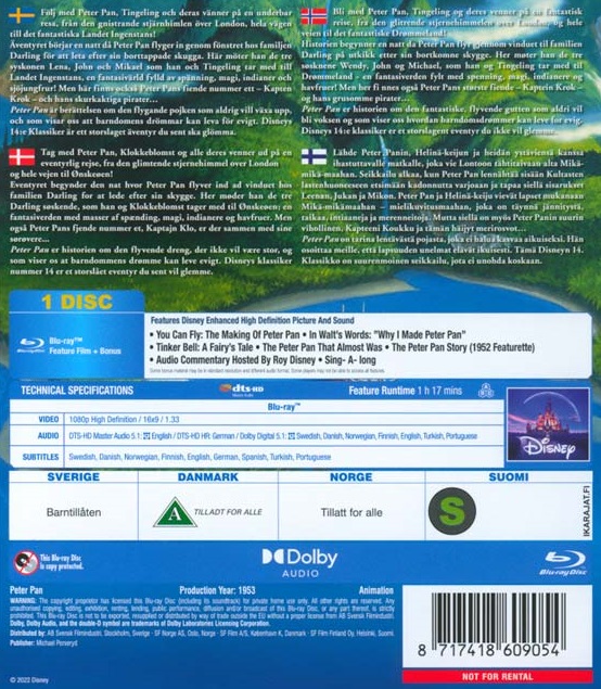 Peter Pan (Disney) (Blu-ray) - 2