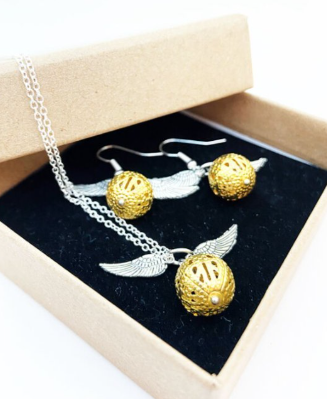 Harry Potter smyckesset Golden Snitch