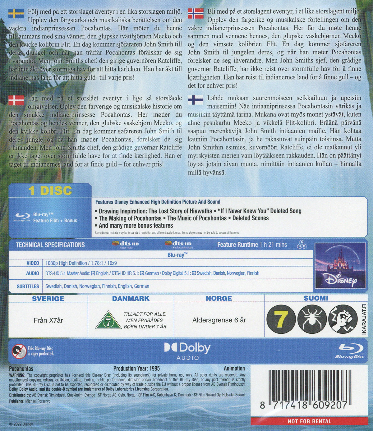 Pocahontas (Disney) (Blu-ray) - 2