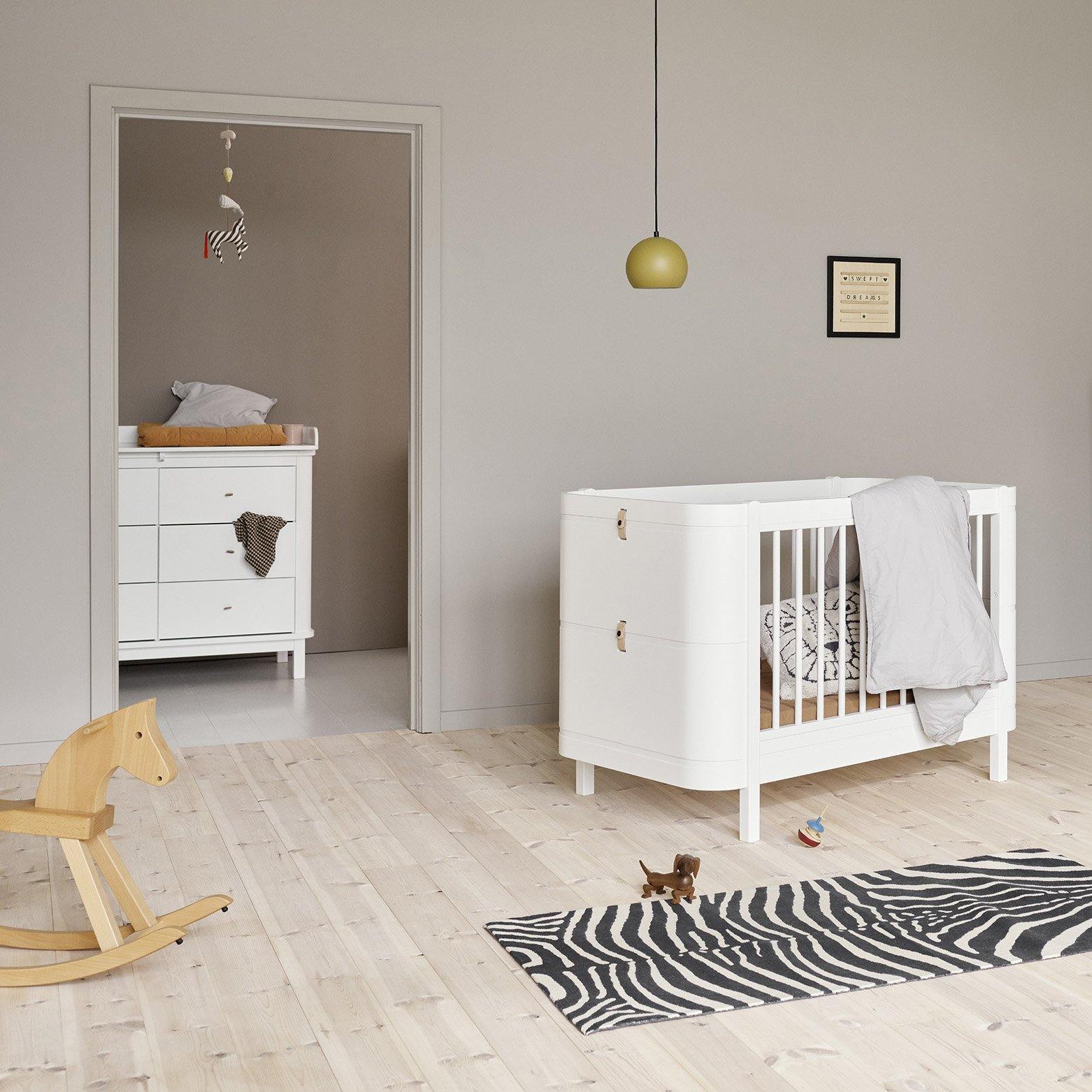 Spjälsäng Wood Mini+ ink Juniorkit vit Oliver Furniture - 12