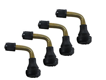 MC / Scooter Ventil 90° 11,5 mm – Mässingventil | 4-pack