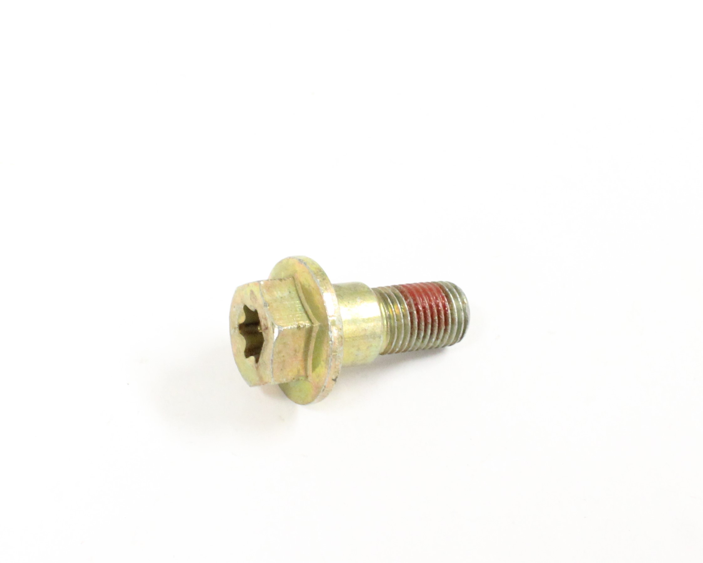 Flange screw, seatbelt