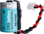 Kit med backupbatteri, röd plomb och etikett till DTCO 1381