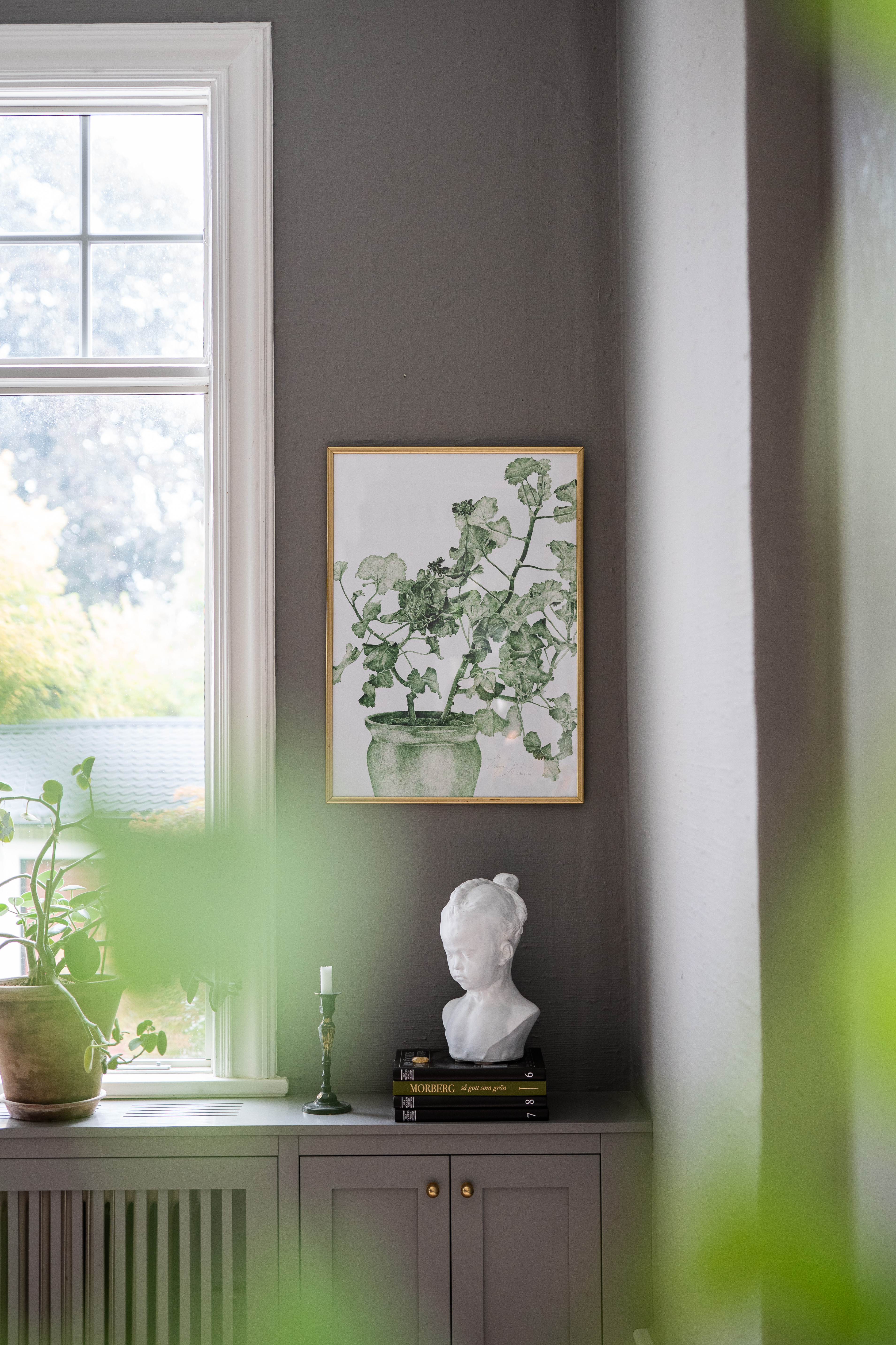 ART PRINT GRÖN PELARGON 50x70 - 4