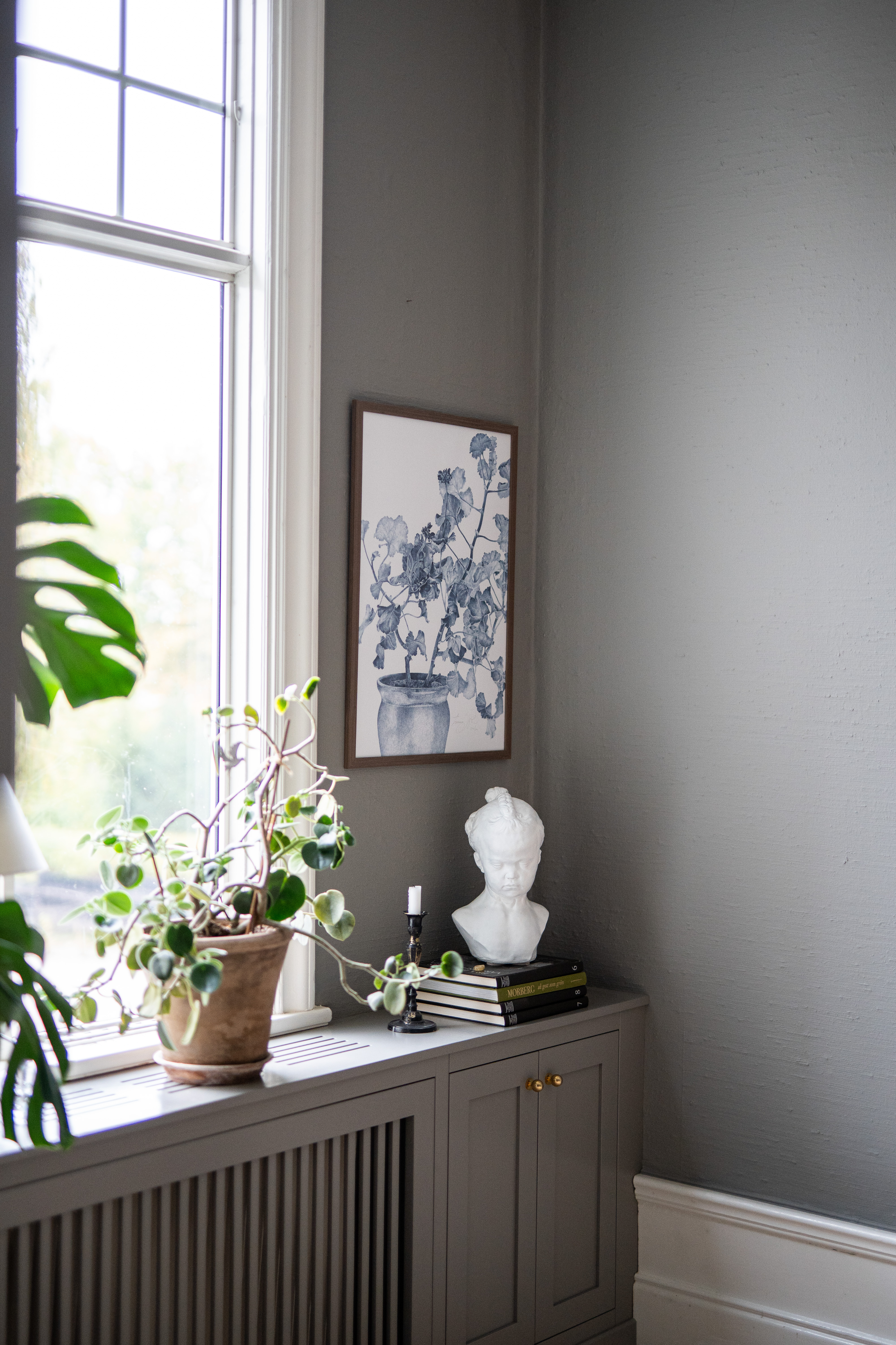 ART PRINT BLUE GERANIUM 50x70 - 6