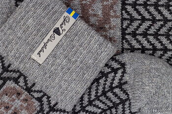 GOTLAND GRÅ, CHAUSSETTES EN LAINE ÉPAISSES