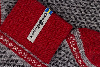 SKAFTÖ GRÅ, CHAUSSETTES EN LAINE ÉPAISSES