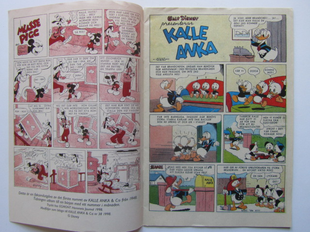 Kalle Anka & Co 1998 38 endast bilagan - 2
