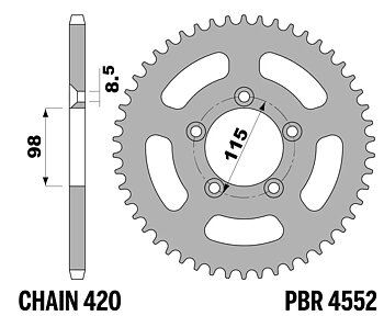 Rear Sprocket Aluminum