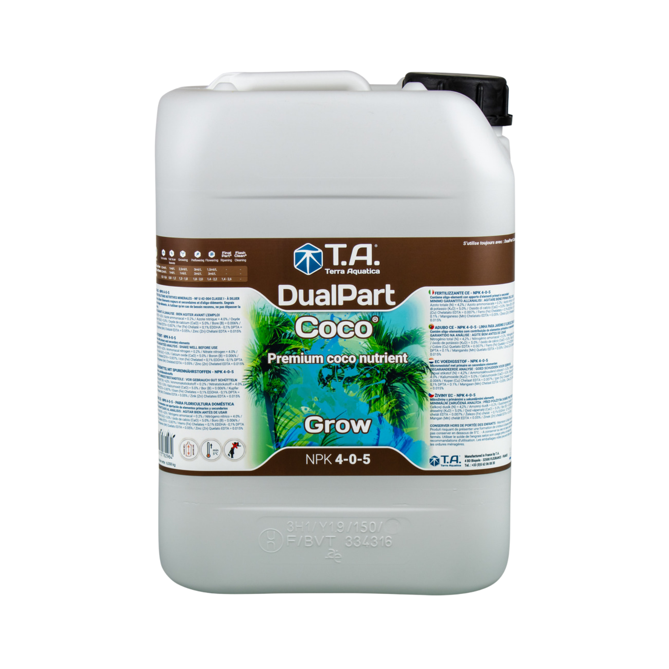 GHE/T.A Flora Coco Grow/DualPart Coco - 4