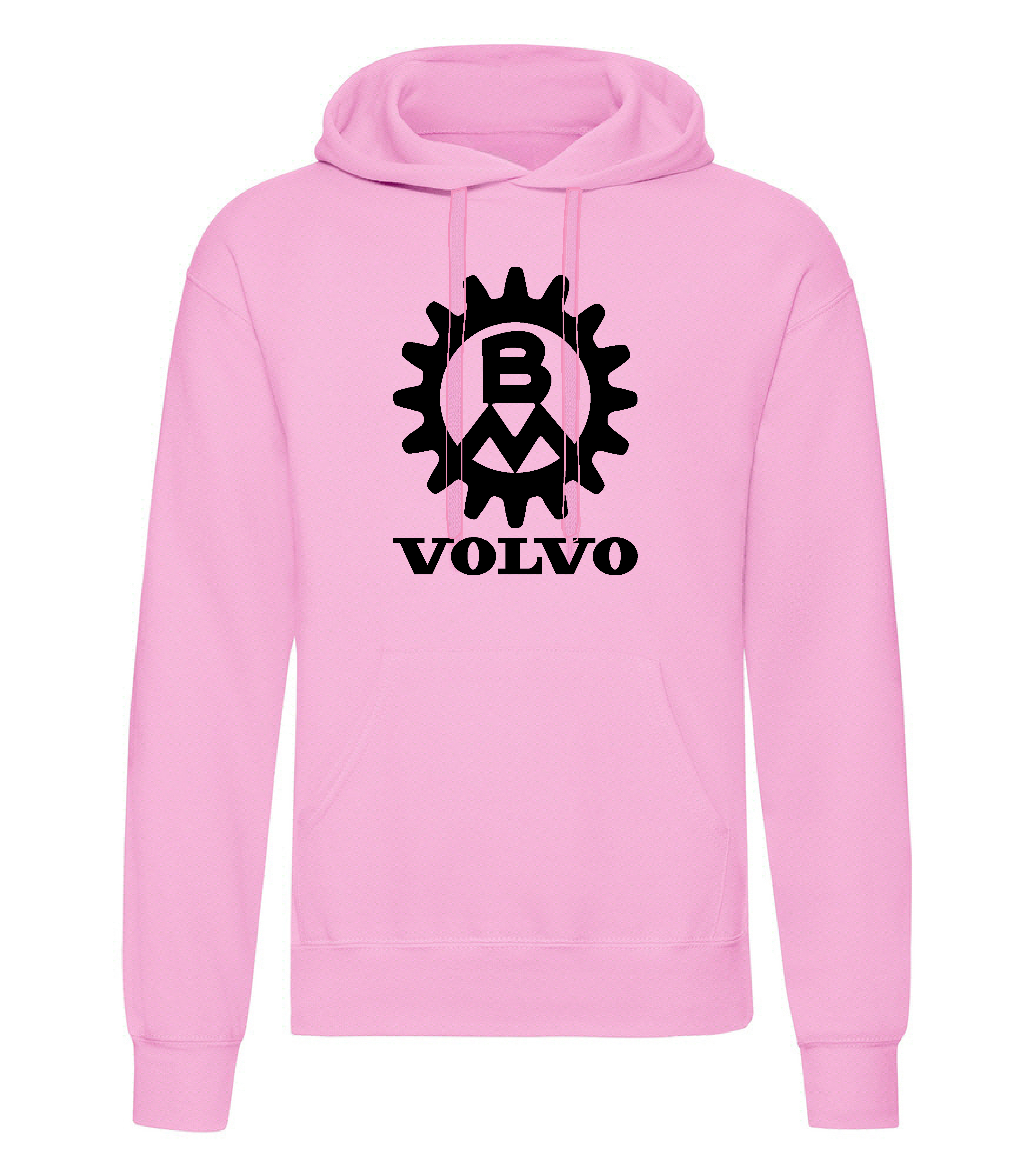 Huvtröja Volvo BM "Kugghjul" Rosa 