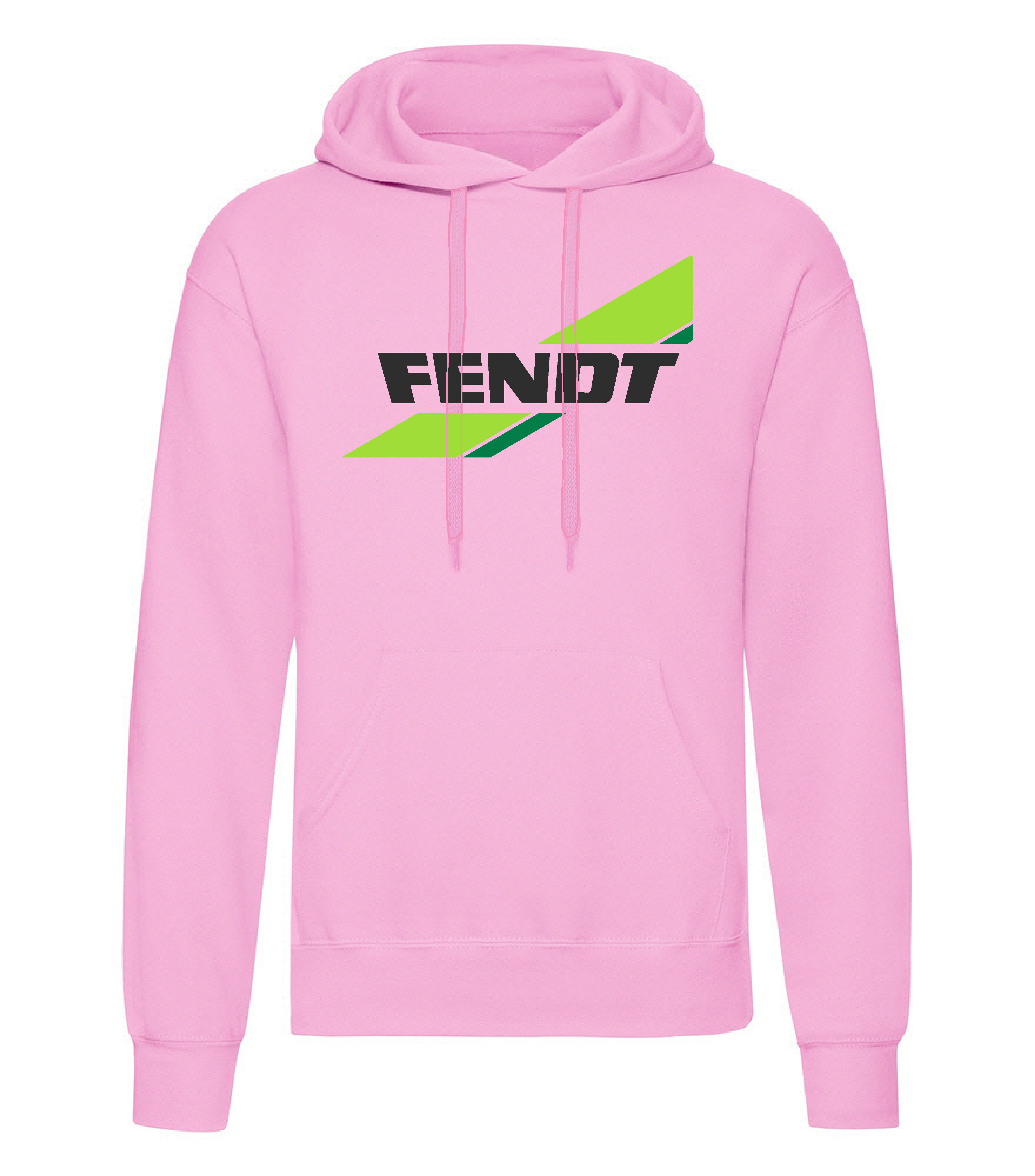 Huvtröja Fendt logo Rosa