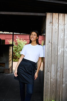 Förkläde Café - Neutral - Fairtrade, EKO & GOTS - Svart