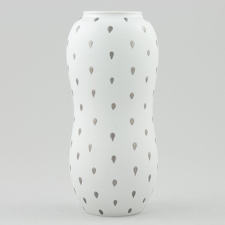 Stig Lindberg (Filigran 1951) Modern Vase with Raindrop Decor 15 cm