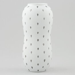 Stig Lindberg (Filigran 1951) Modern Vase with Raindrop Decor 15 cm