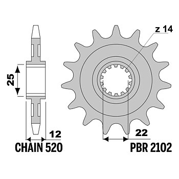 Front sprocket