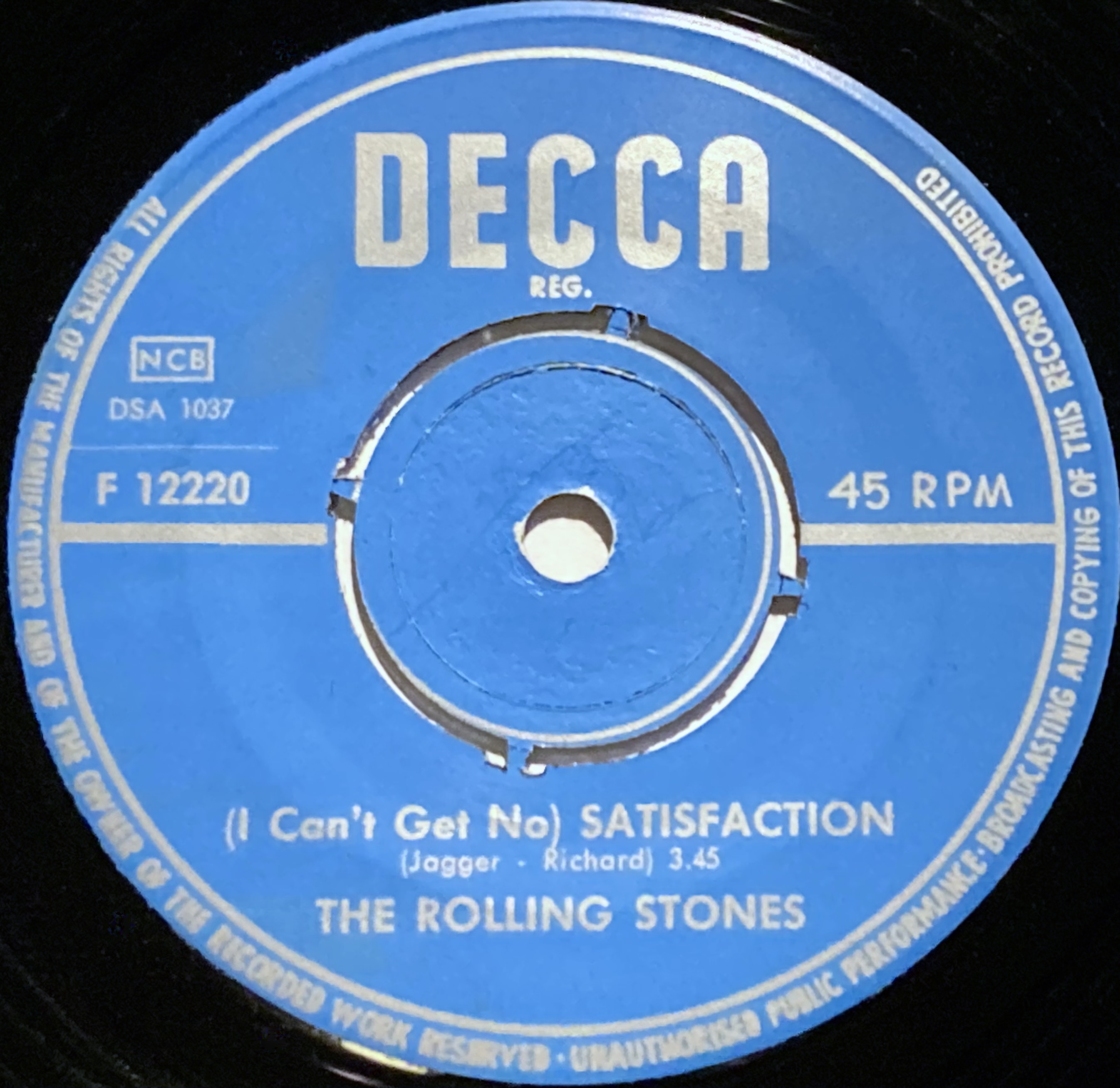 ROLLING STONES - Satisfaction Swe PS 1965 - 3