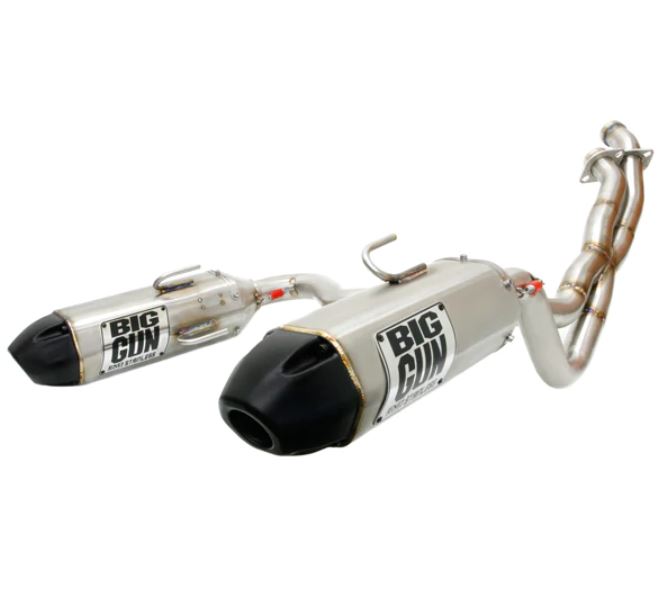 Big Gun EXO Stainless Dual Full System – Polaris Scrambler XP 1000