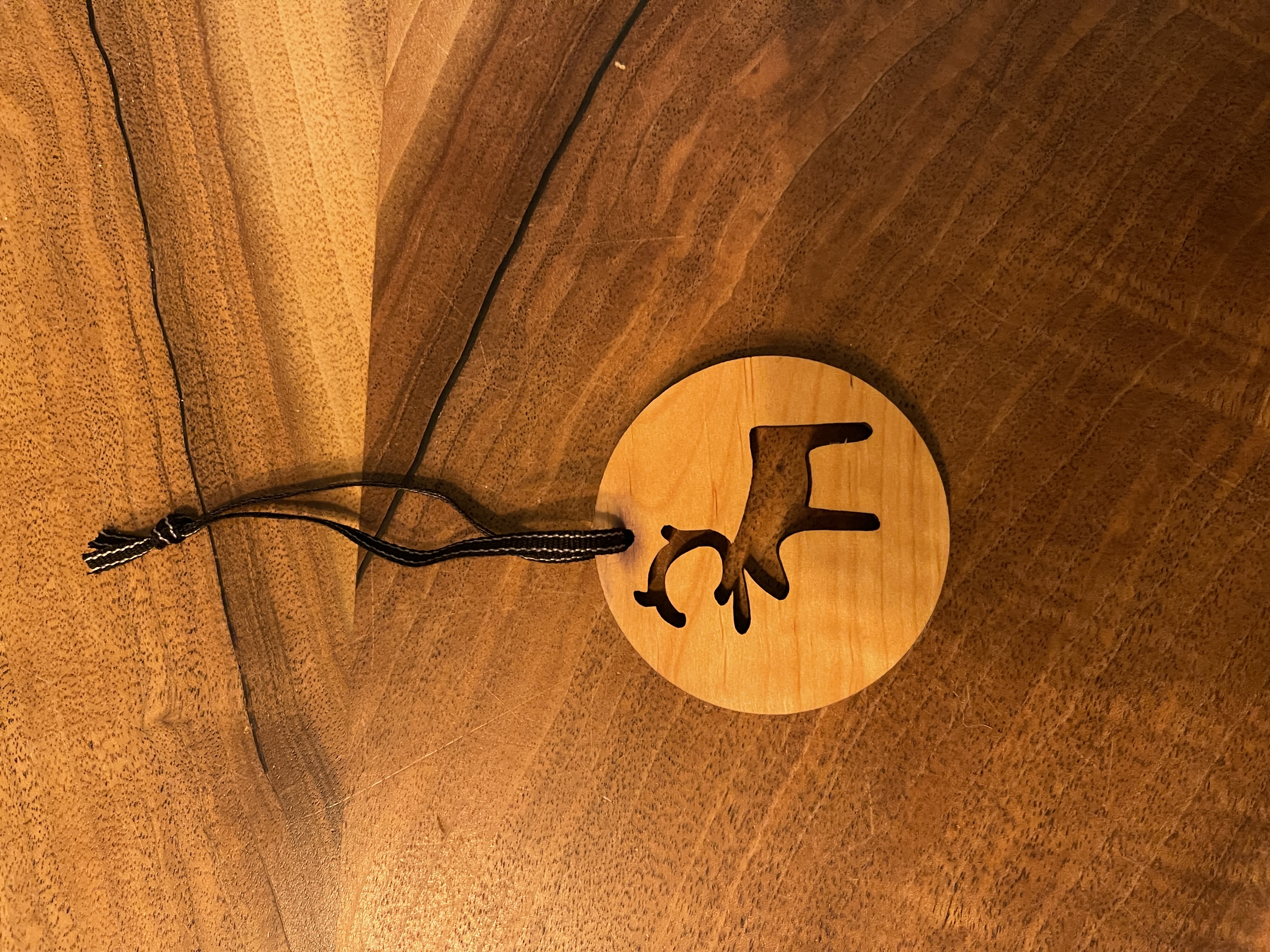 Weihnachtsbaumanhänger Rentier aus Holz
