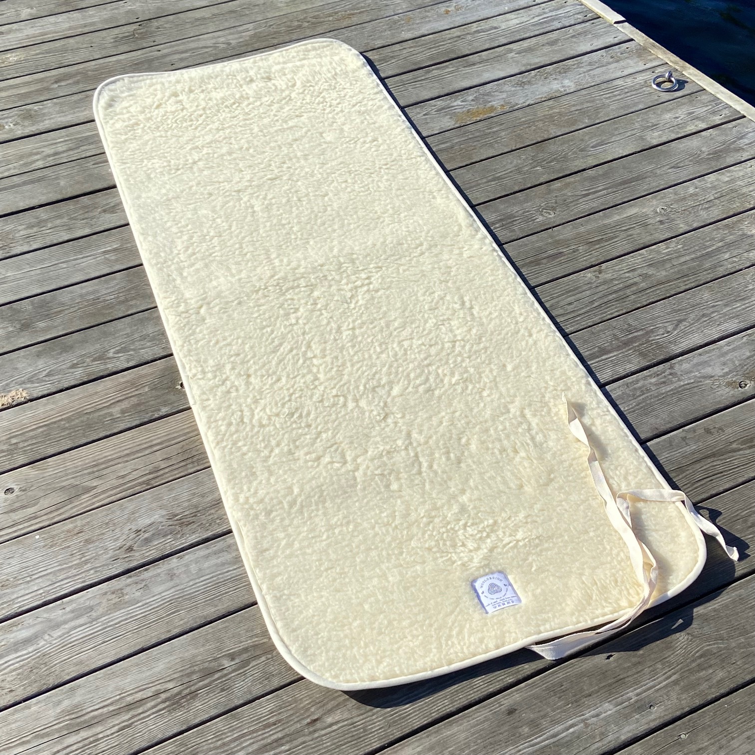 Yogamatta i lyxig och bekväm ull i naturvit nyans - 15