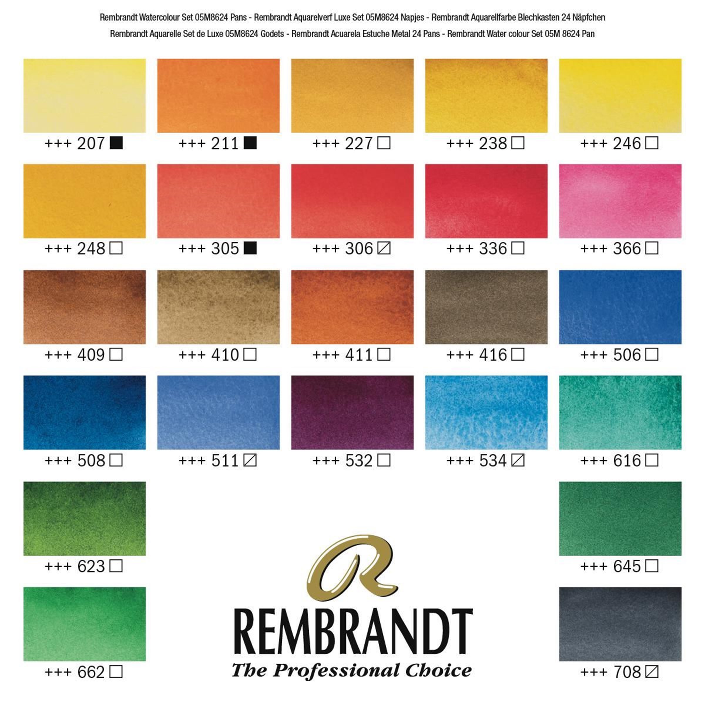 Rembrandt Akvarell De Luxe Set 05M8624 - 3