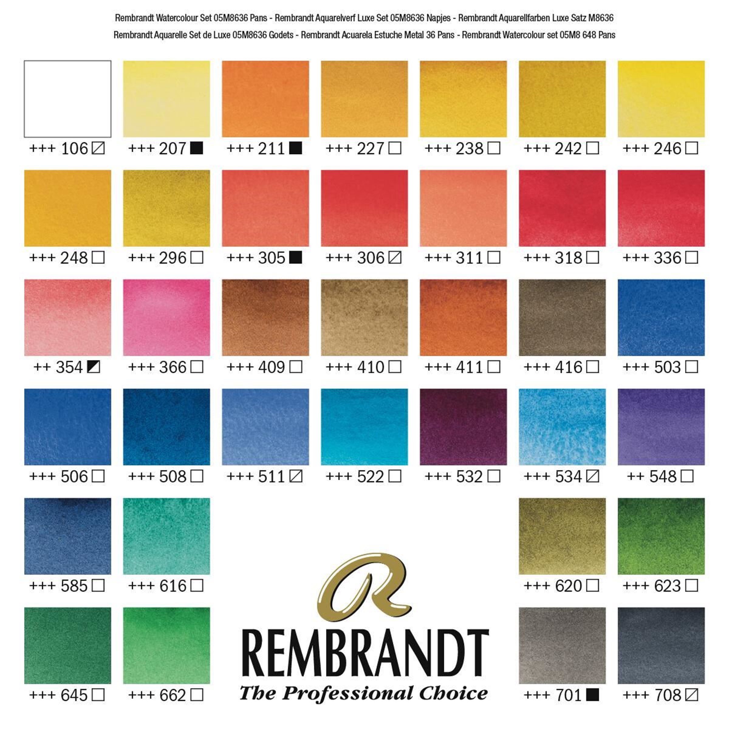 Rembrandt Akvarell De Luxe Set 05M8636 - 3