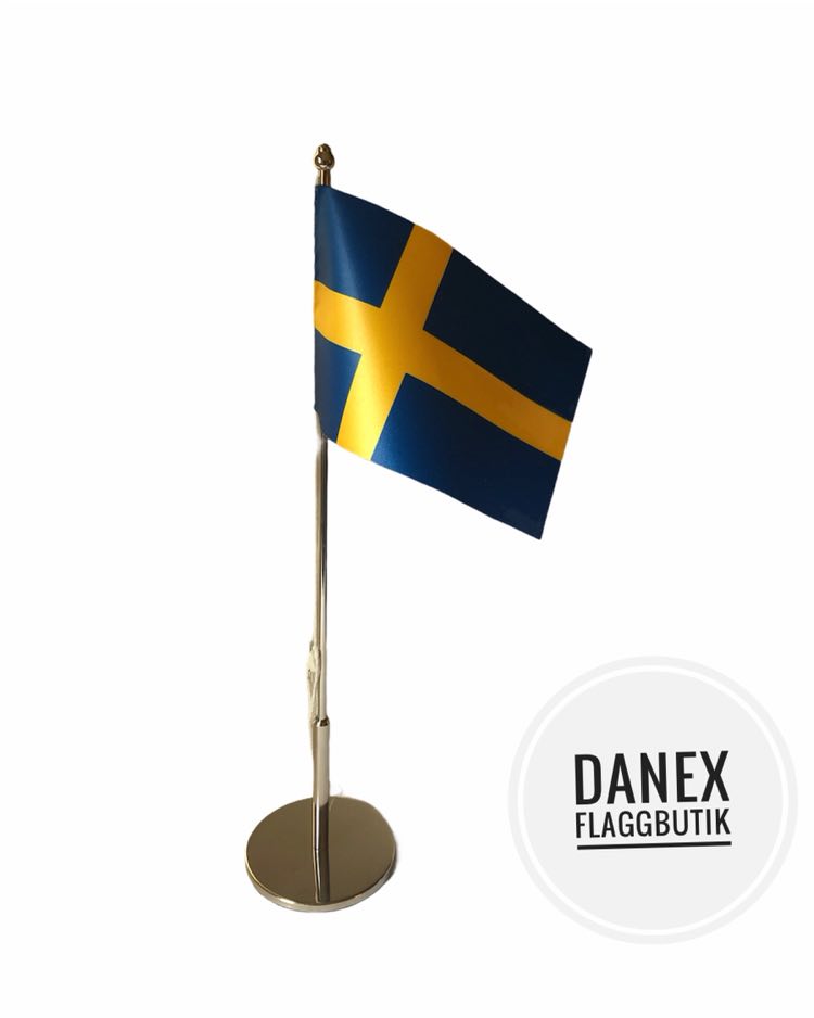 Bordsflagga Sverige, med fri frakt