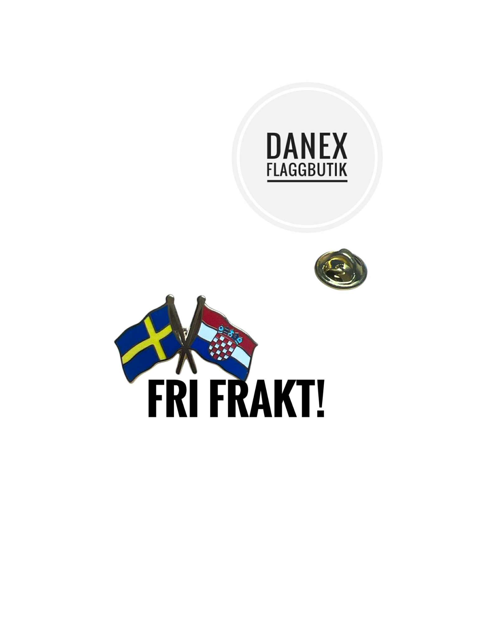 Pins Sverige / Kroatien