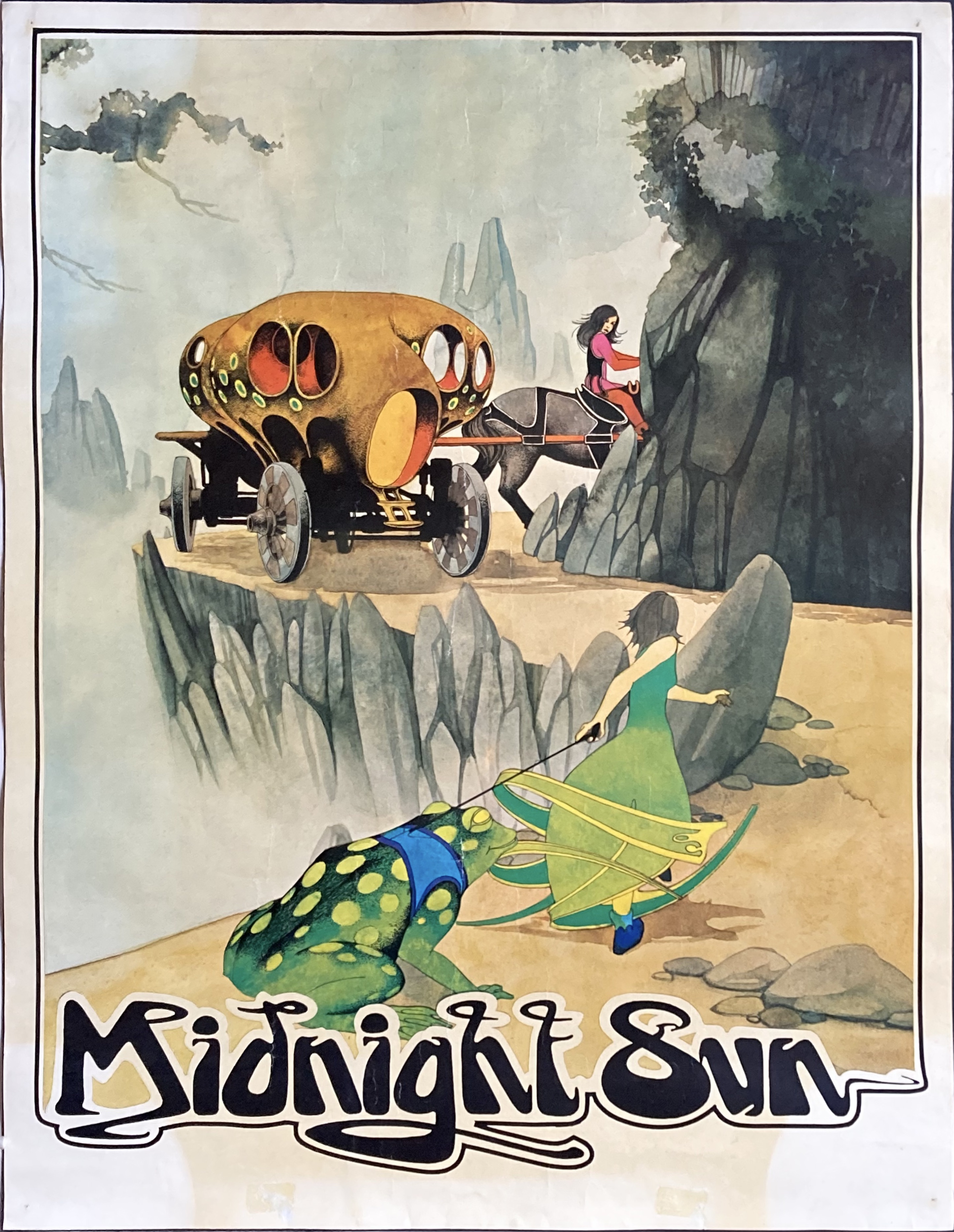 MIDNIGHT SUN (ca 1971-72) LP Promoaffisch 