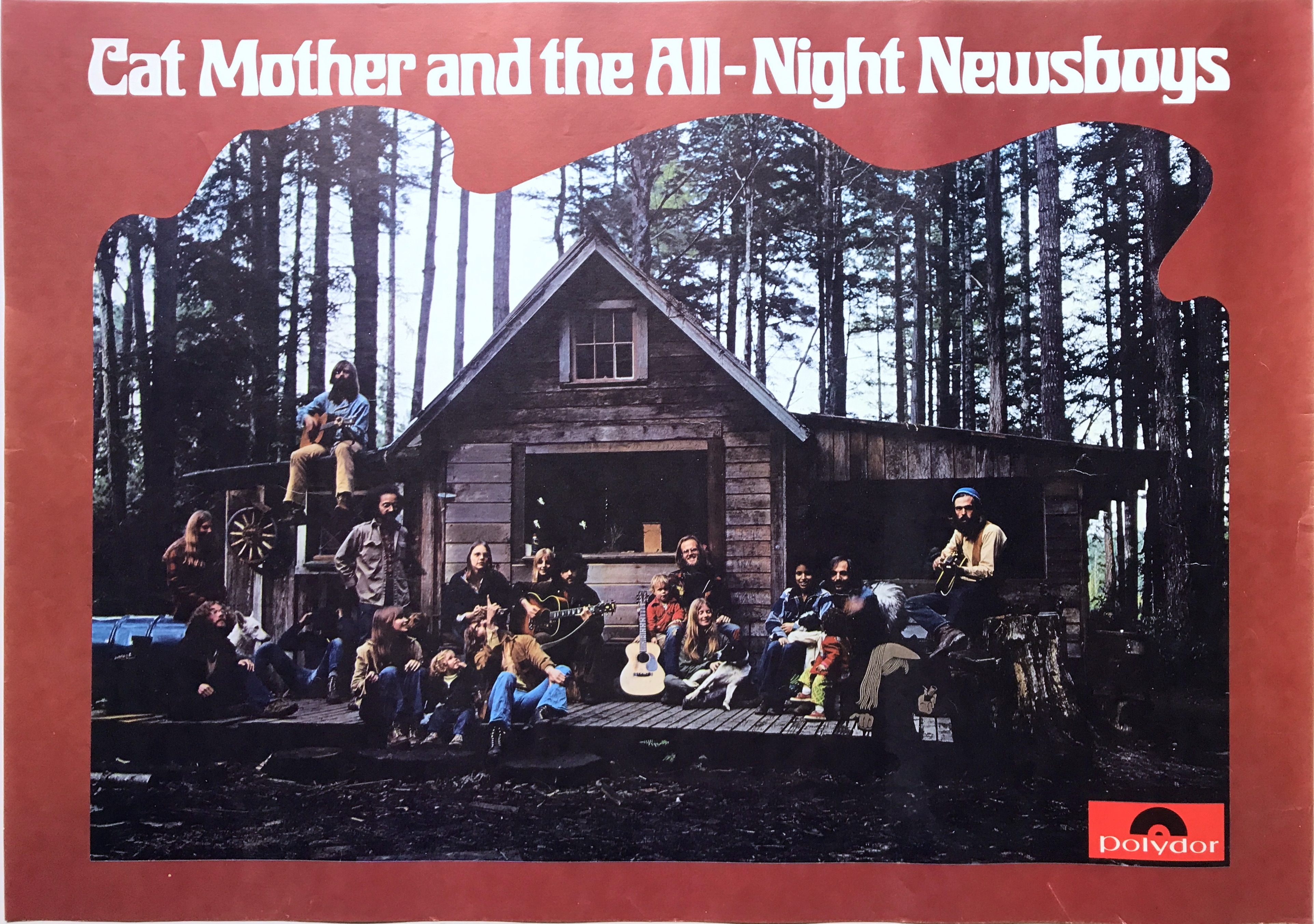 CAT MOTHER AND THE ALL NIGHT NEWS BOYS (1970) LP Promo poster