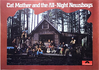 CAT MOTHER AND THE ALL NIGHT NEWS BOYS (1970) LP Promo poster