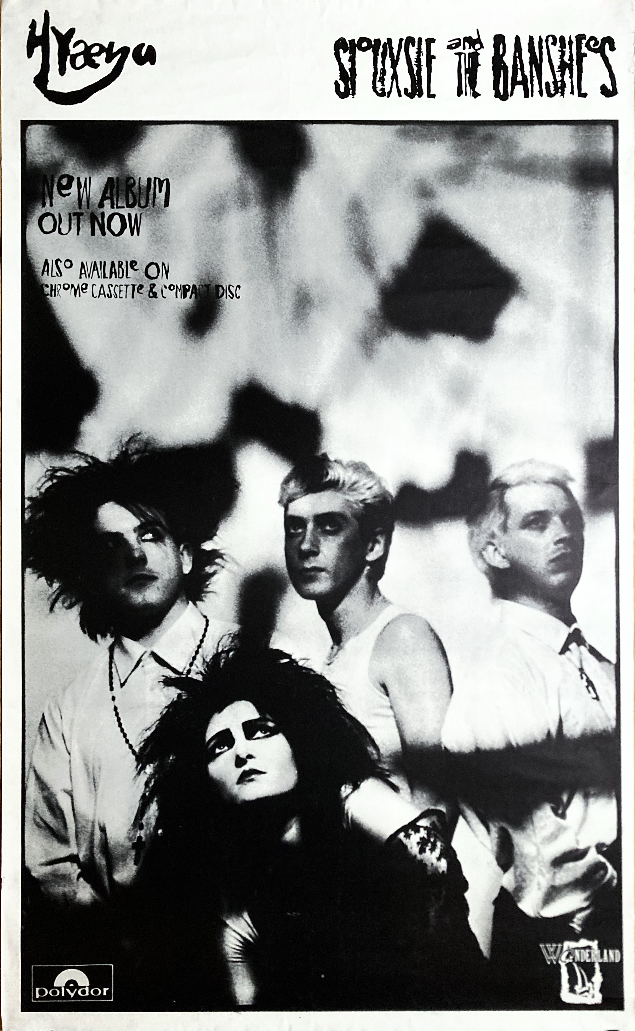 SIOUXSIE AND THE BANSHEES  - Hyaena (1984) LP Promoaffisch  - 3
