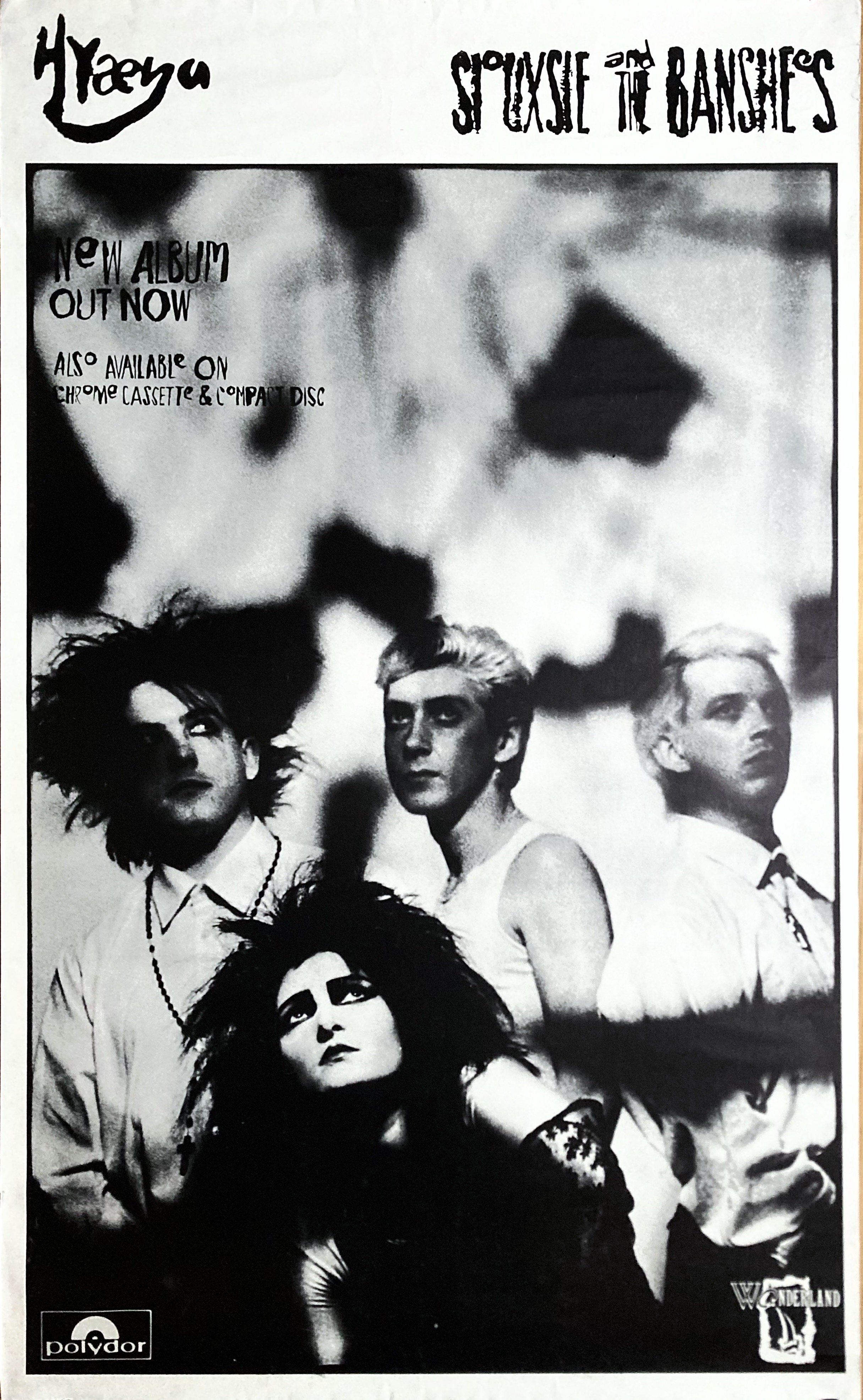 SIOUXSIE AND THE BANSHEES  - Hyaena (1984) LP Promoaffisch 