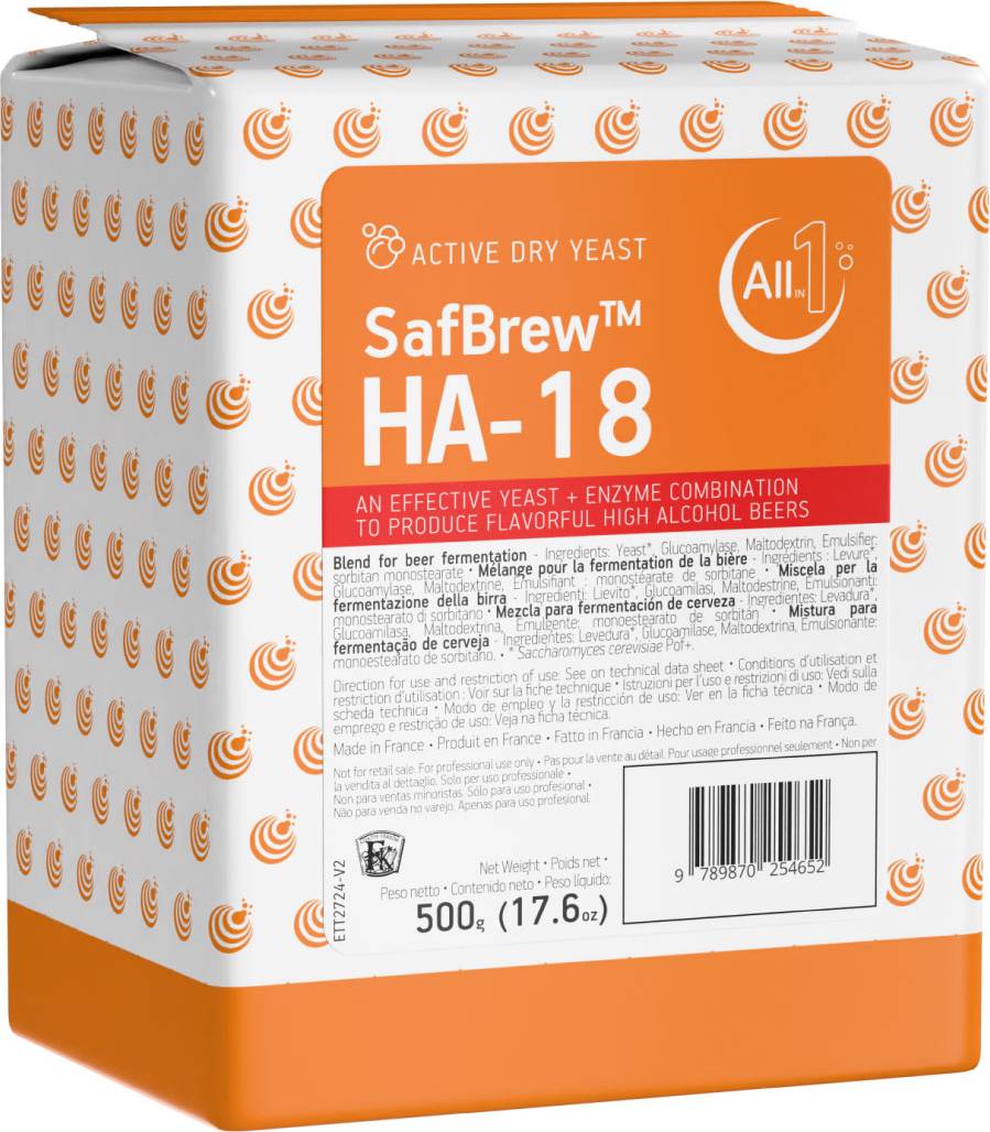 20-pack, Fermentis SafBrew HA-18, 500 g - 2