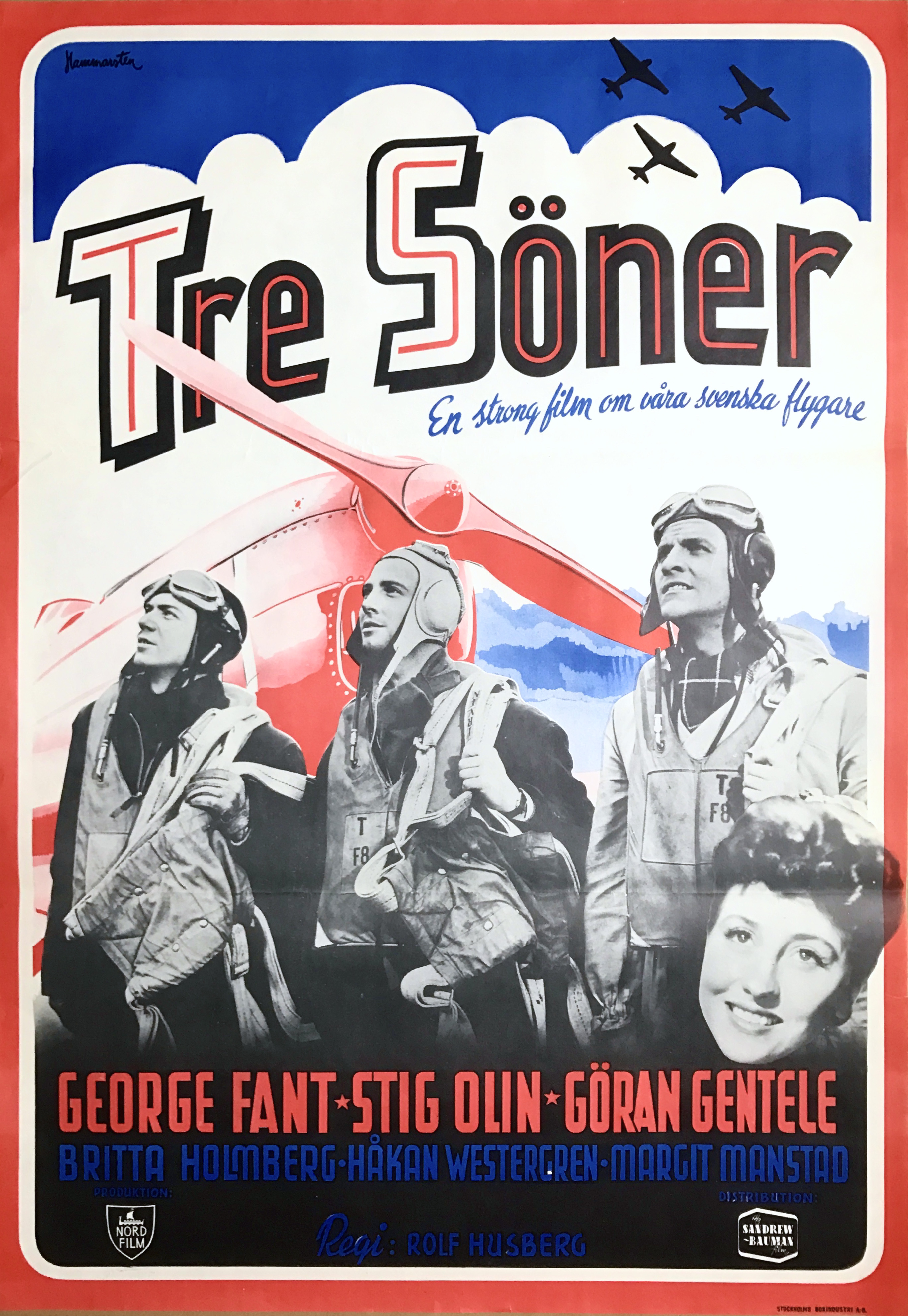 TRE SÖNER (1945)