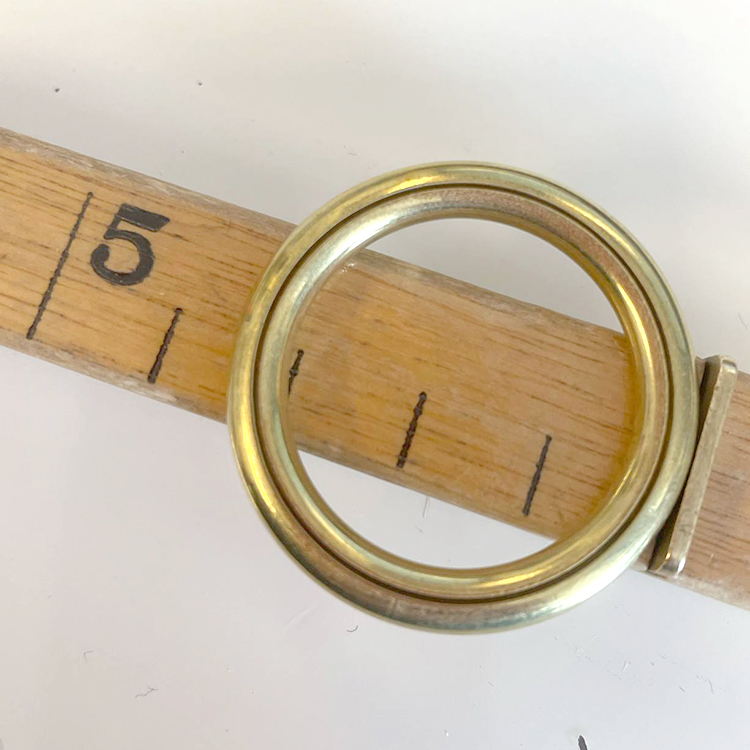 RING guld - 3,5 cm - 2
