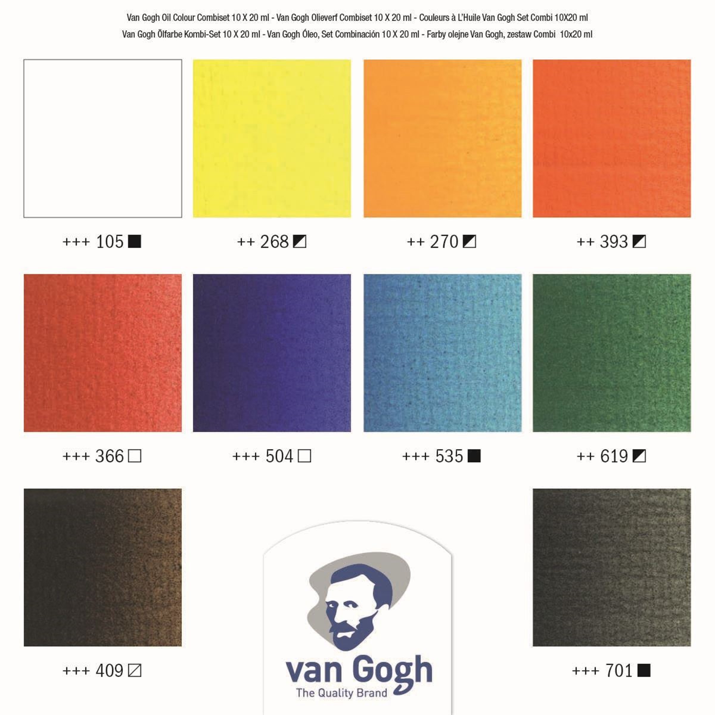 Van Gogh oil colour combiset - 3