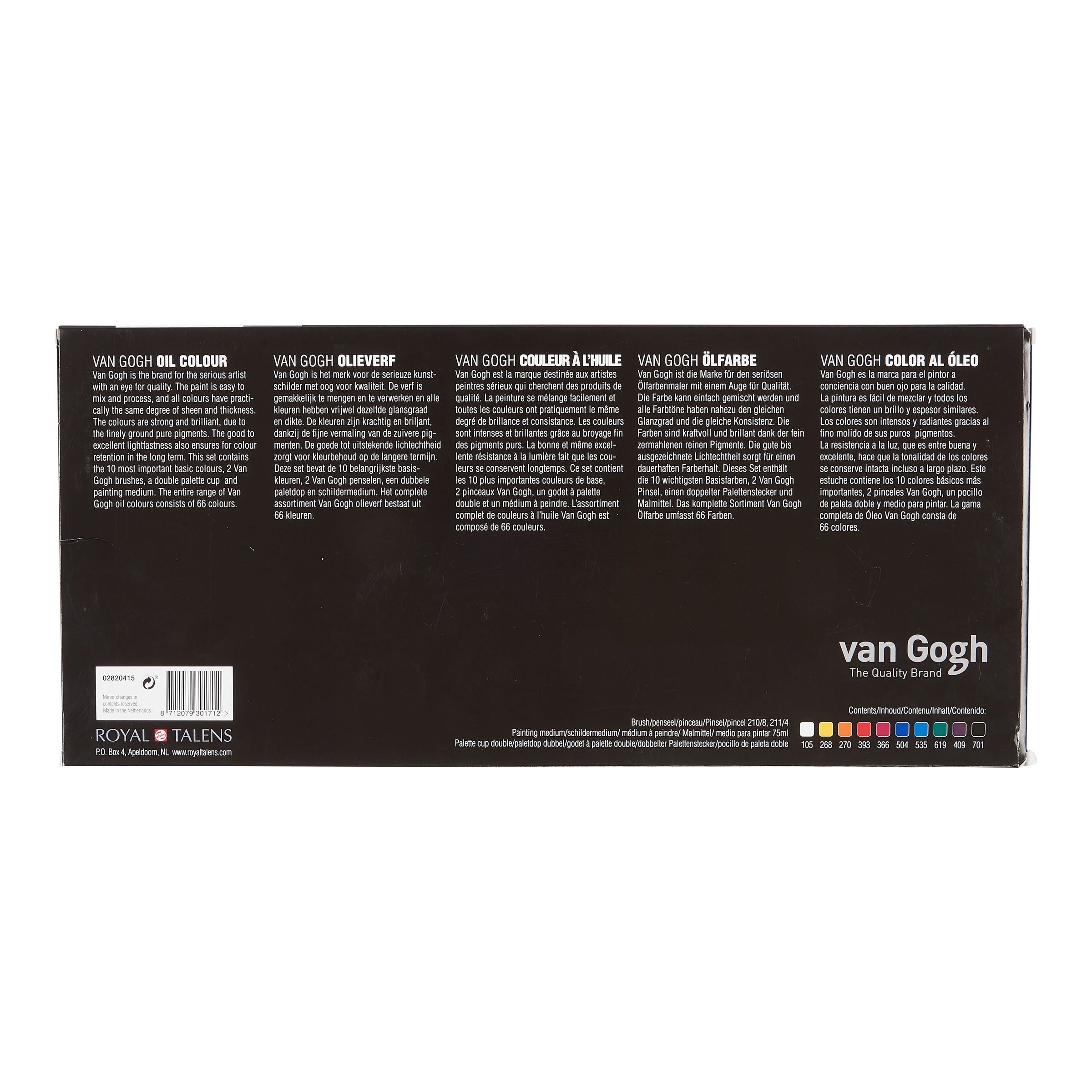 Van Gogh oil colour combiset - 6