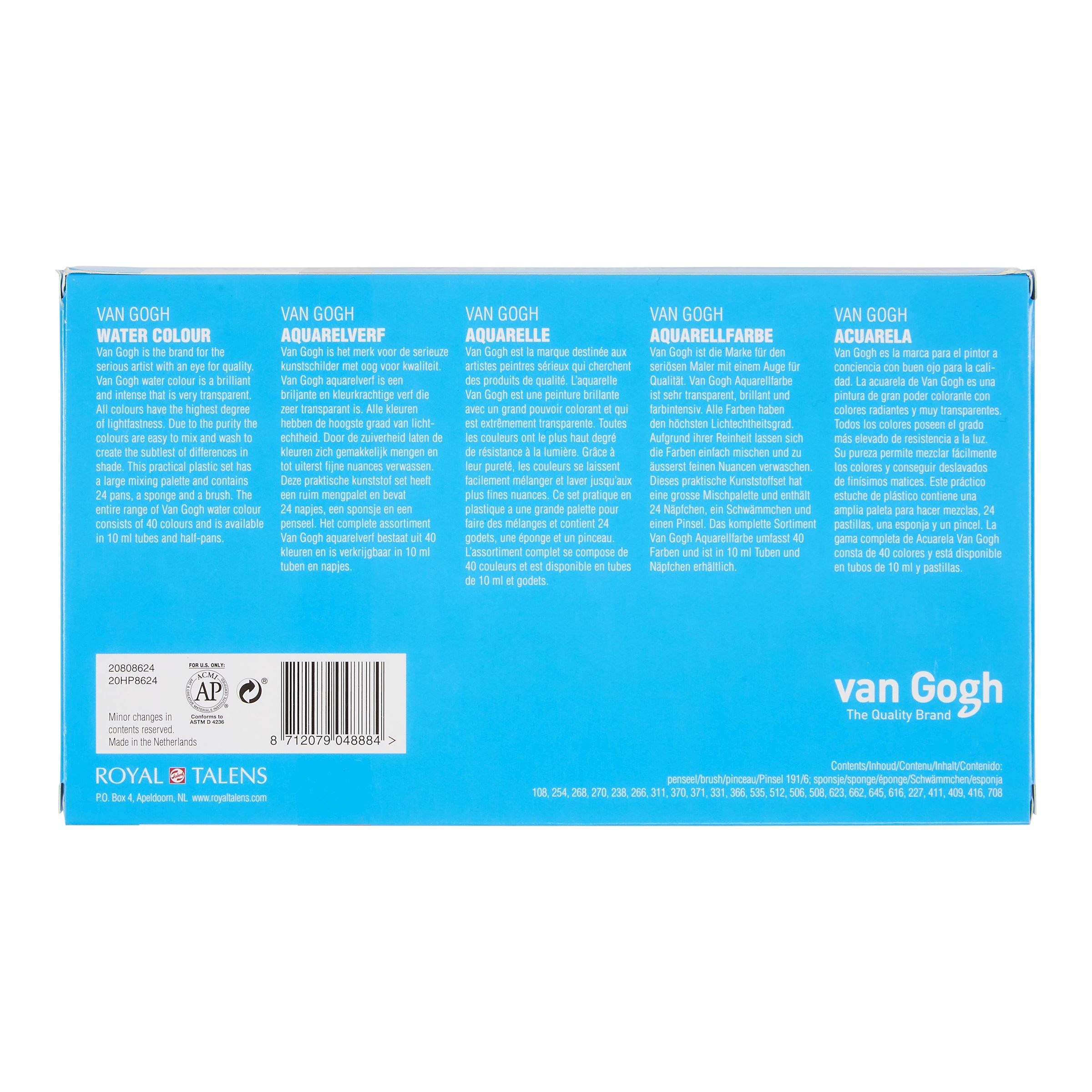 Van Gogh watercolour plastic set 20HP8624 - 5