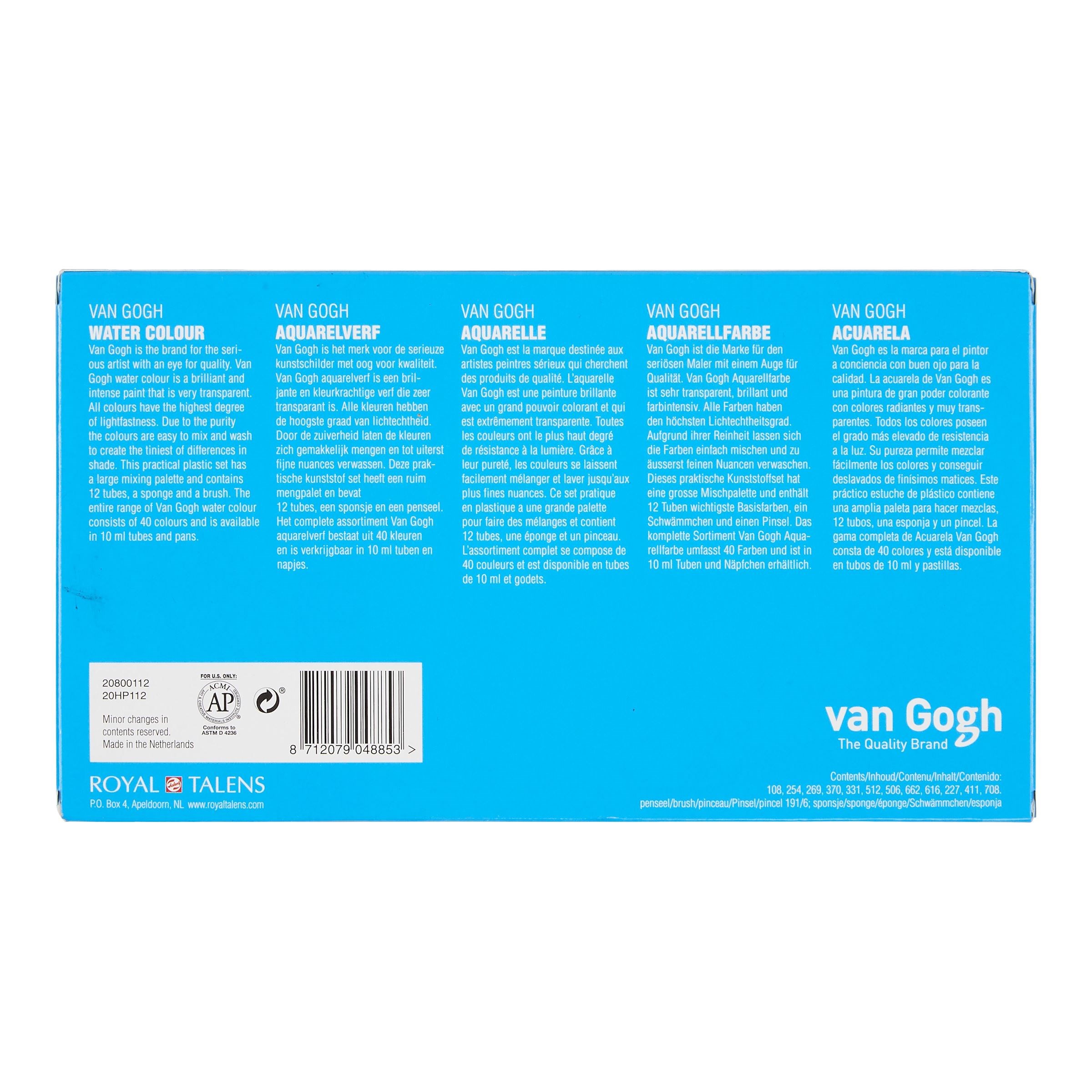 Van Gogh Watercolour plastic set 20HP112 - 7