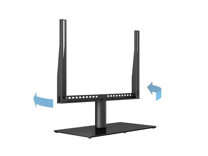 M VESA Tablestand Turn Black Large VESA 600x400