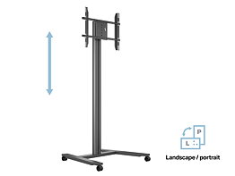 M Public Display Stand 210 HD Single Black