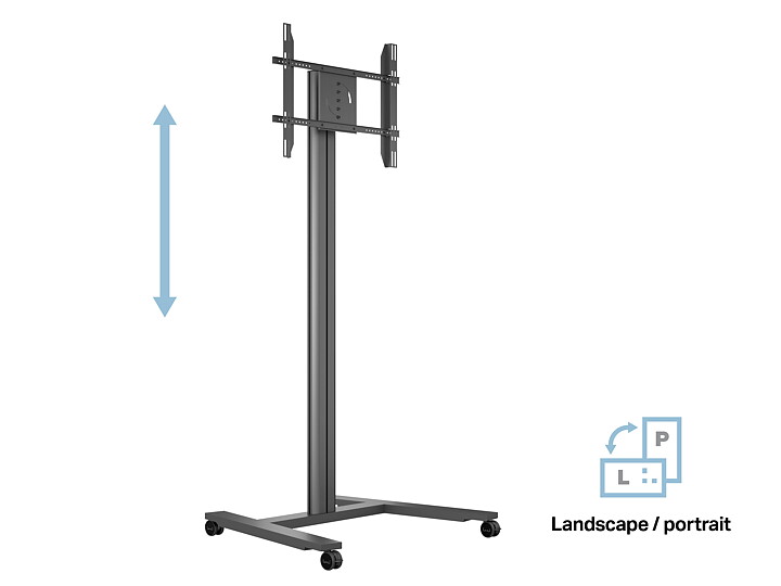 M Public Display Stand 210 HD Single Black