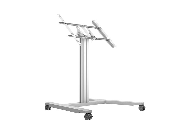 M Public Display Stand 110 HD Tilt & Table Silver